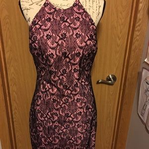 New Bettie Page by Tatyana black and pink dress XL